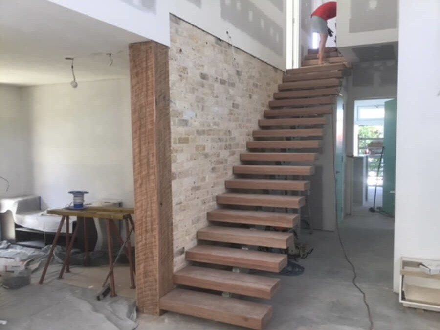 Design & Construction Staircase in New Home Manly - The Right Builder